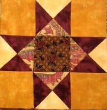 patchwork and quilting ohio star