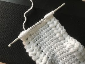 Example of Tunisian crochet